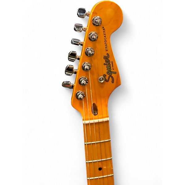 Used 2025 Squier Classic Vibe Stratocaster Orange Solid Body Electric Guitar