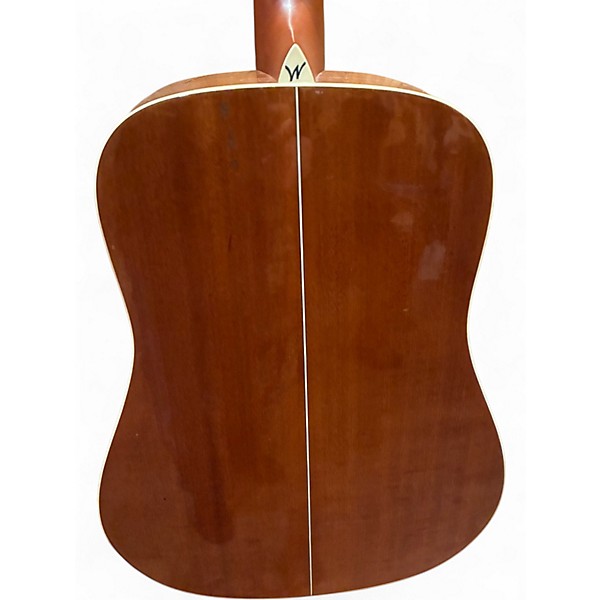 Used Washburn WD7S Natural Acoustic Guitar