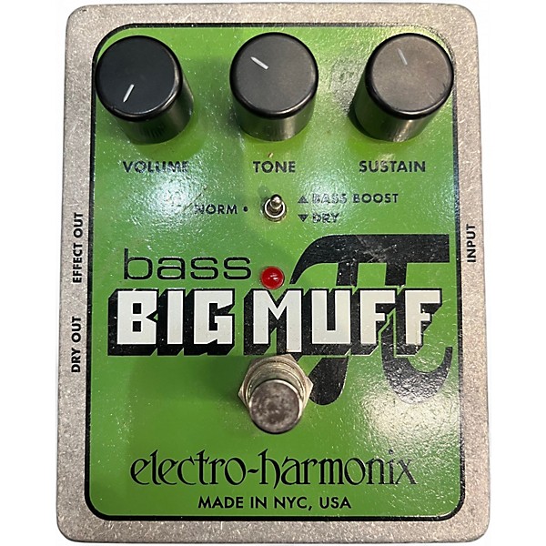 Used Electro-Harmonix Big Muff Bass Distortion Bass Effect Pedal