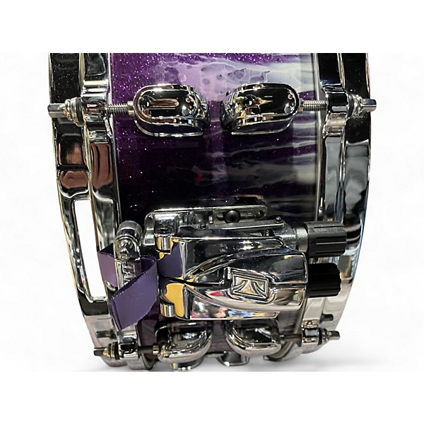 Used TAMA 5.5X14 Mike Portnoy Signature Melody Master Bubinga Snare Purple Monster Drum