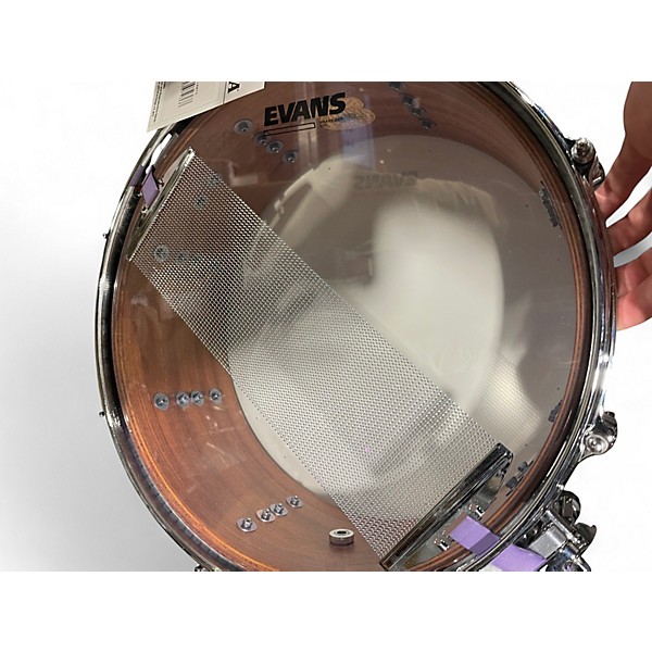 Used TAMA 5.5X14 Mike Portnoy Signature Melody Master Bubinga Snare Purple Monster Drum