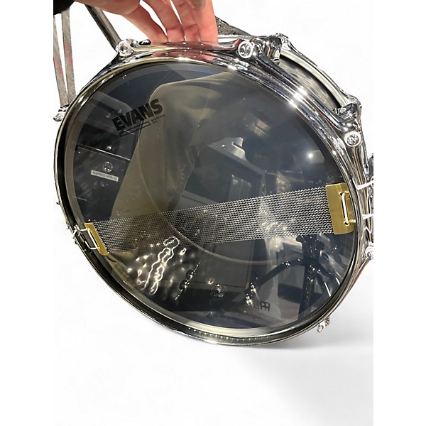 Used Mapex 6.5X14 Black Panther Persuader Snare Hammered Brass Drum