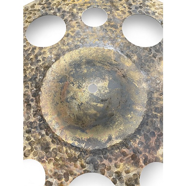 Used MEINL 18in BYZANCE EX DRY TRASH CRASH Cymbal