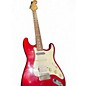 Used Fender MEXICAN STANDARD STRAT Candy Apple Red Solid Body Electric Guitar