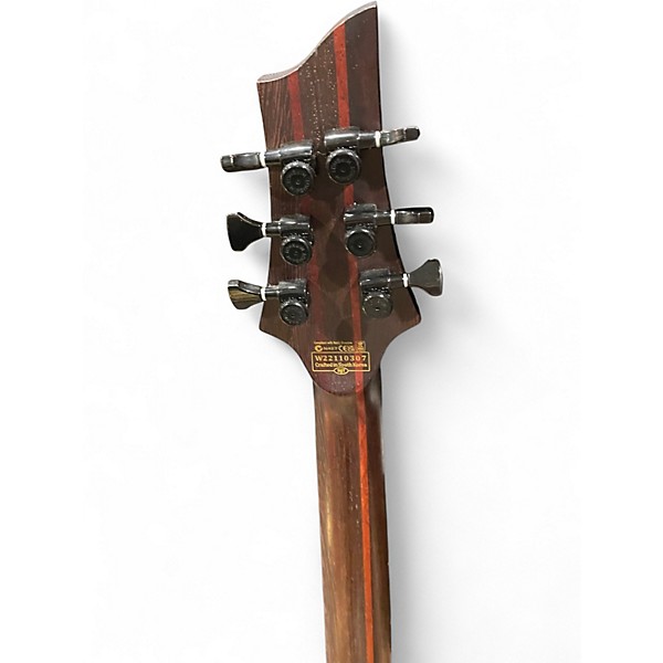 Used Schecter Guitar Research John Browne Tao 6 Satin Trans Purple Solid Body Electric Guitar