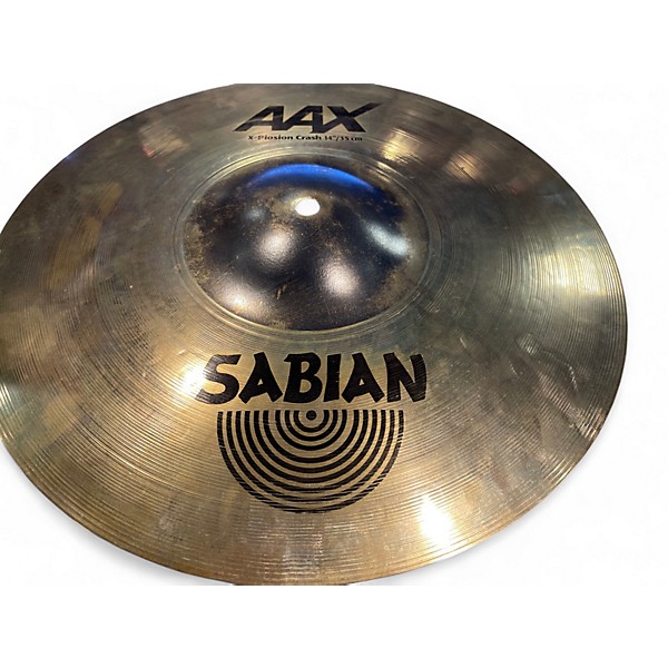 Used SABIAN 14in AAX X-Plosion Crash Cymbal