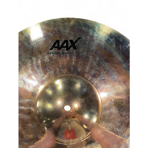 Used SABIAN 16in AAX RECORDING Cymbal