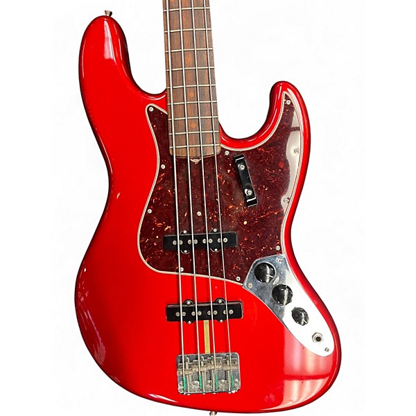 Used Fender 1964 American Vintage Jazz Bass Candy Apple Red Electric Bass Guitar