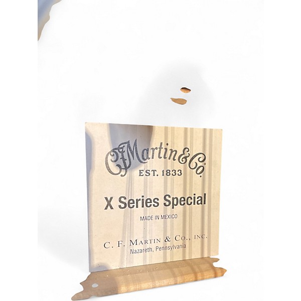 Used Martin MIM X SERIES 12 STRING Natural Acoustic Electric Guitar