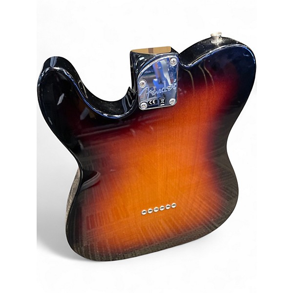 Used 2019 Fender Deluxe Nashville Telecaster 2 Tone Sunburst Solid Body Electric Guitar