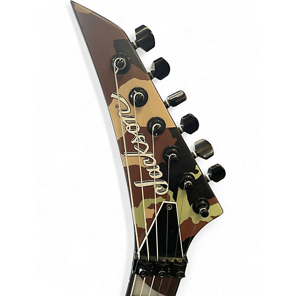 Used Jackson RRX24 Woodland Camo Solid Body Electric Guitar