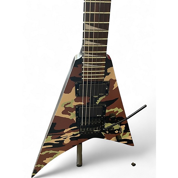 Used Jackson RRX24 Woodland Camo Solid Body Electric Guitar