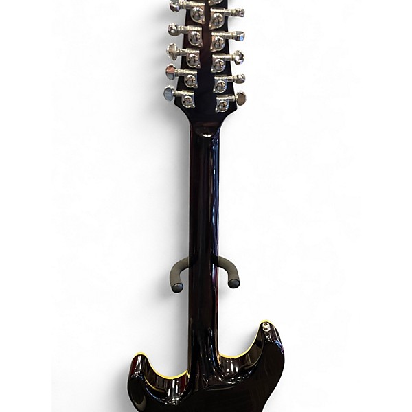 Used Schecter Guitar Research C/SH 12 Crimson Red Trans Hollow Body Electric Guitar