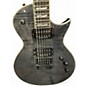 Used ESP LTD EC1000ET Black and Silver Solid Body Electric Guitar