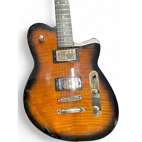 Used Reverend Charger RA Mocha Burst Solid Body Electric Guitar