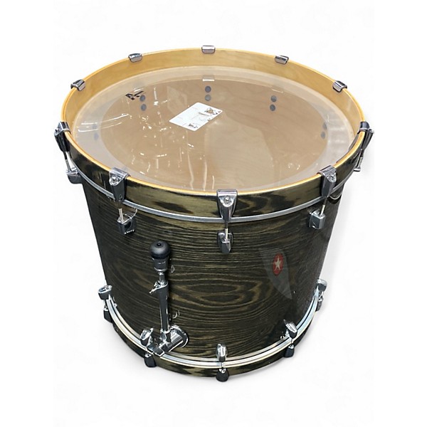 Used ddrum 5 Piece DOMINION BIRCH Trans Black Drum Kit