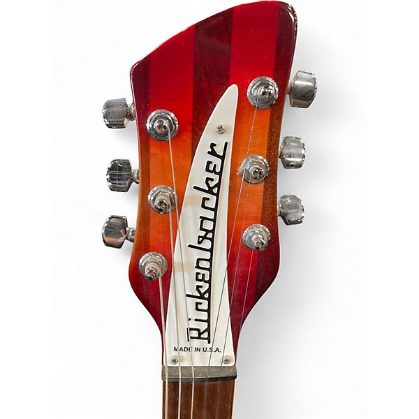 Used Rickenbacker 360 3 Color Sunburst Hollow Body Electric Guitar