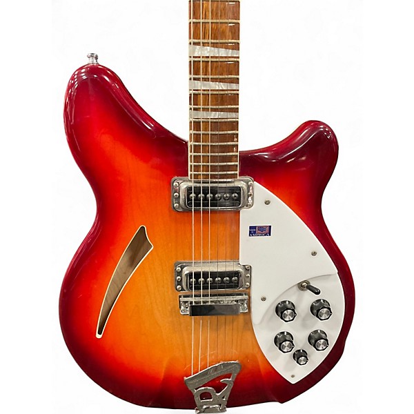 Used Rickenbacker 360 3 Color Sunburst Hollow Body Electric Guitar