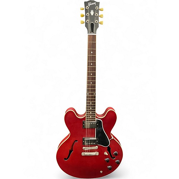 Used Gibson ES335 Satin RED Hollow Body Electric Guitar