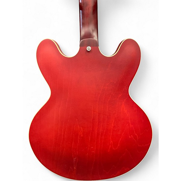 Used Gibson ES335 Satin RED Hollow Body Electric Guitar