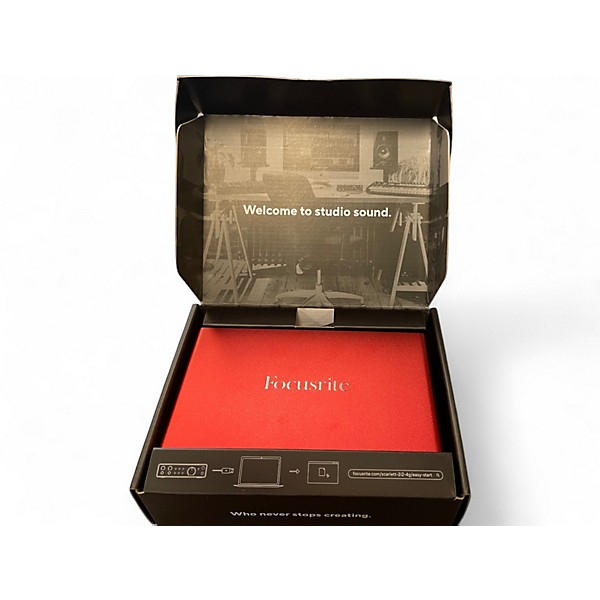 Used Focusrite Scarlett 2i2 Audio Interface