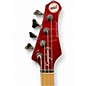 Used Kingston Z4 Trans Cherry Red Electric Bass Guitar
