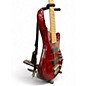 Used Kingston Z4 Trans Cherry Red Electric Bass Guitar