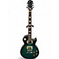 Used 2003 Epiphone Les Paul Standard Blue Green Burst Solid Body Electric Guitar thumbnail