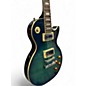 Used 2003 Epiphone Les Paul Standard Blue Green Burst Solid Body Electric Guitar