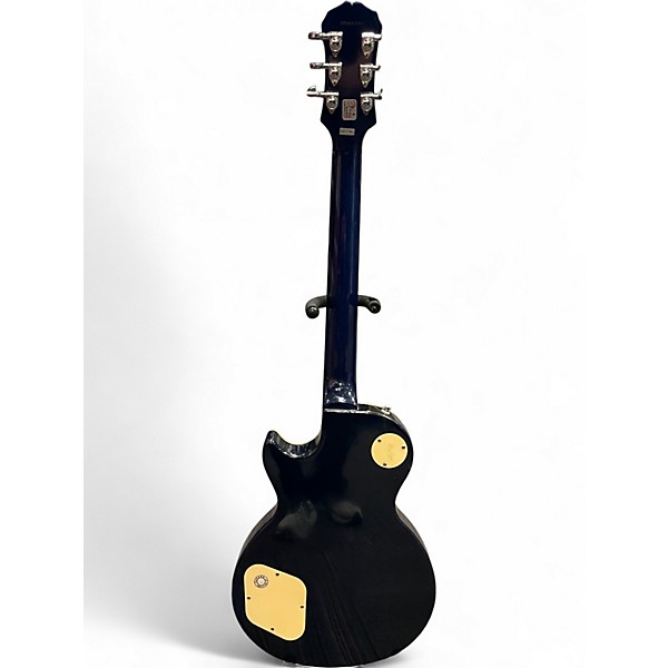 Used 2003 Epiphone Les Paul Standard Blue Green Burst Solid Body Electric Guitar