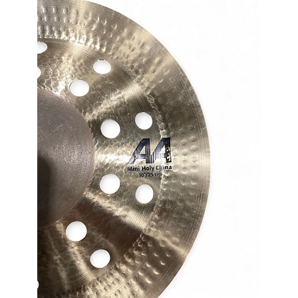 Used SABIAN 10in AA MINI HOLY CHINA Cymbal