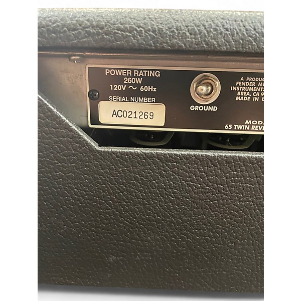 Used Fender 1965 Reissue Twin Reverb 85W 2x12 Tube Guitar Combo Amp