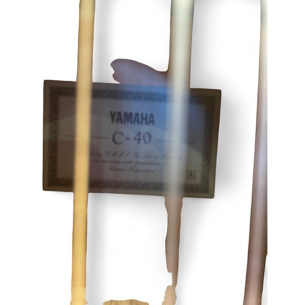 Used Yamaha C40 Natural Classical Acoustic Guitar