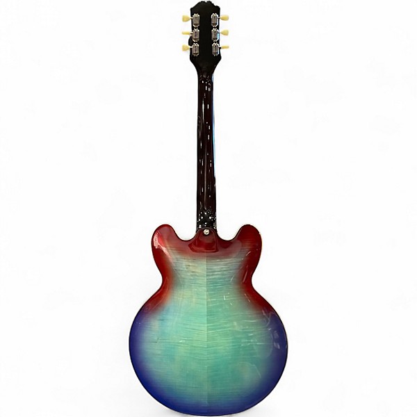 Used Epiphone ES335 Figured Blueberry Burst Hollow Body Electric Guitar