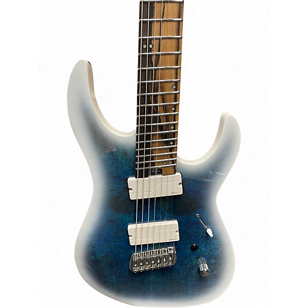 Used Legator Ninja Overdrive 7 Arctic Blue Solid Body Electric Guitar