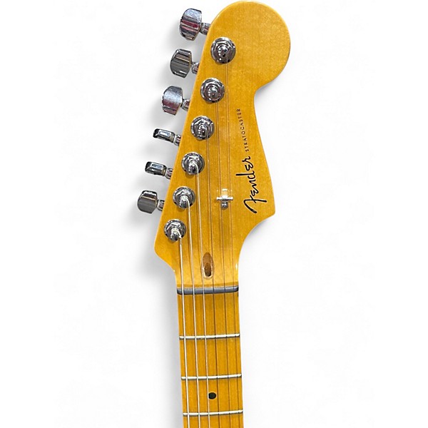 Used Fender American Deluxe Stratocaster 2 Color Sunburst Solid Body Electric Guitar