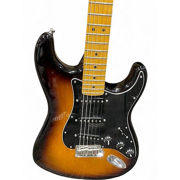Used Fender American Deluxe Stratocaster 2 Color Sunburst Solid Body Electric Guitar