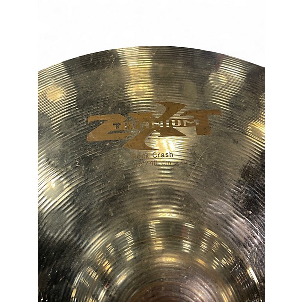 Used Zildjian 16in ZXT Titanium Rock Crash Cymbal