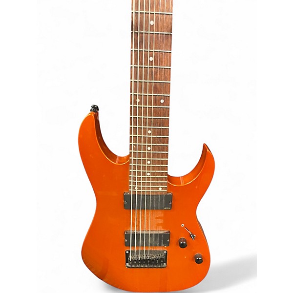 Used Ibanez RG80E Orange Solid Body Electric Guitar