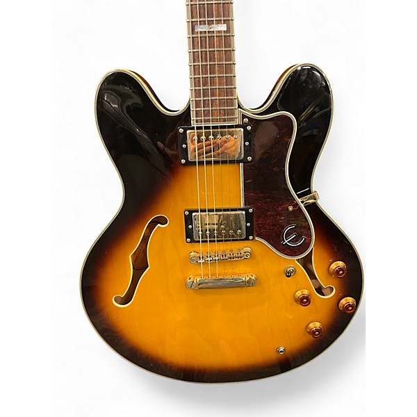 Used Epiphone Sheraton II Vintage Sunburst Hollow Body Electric Guitar