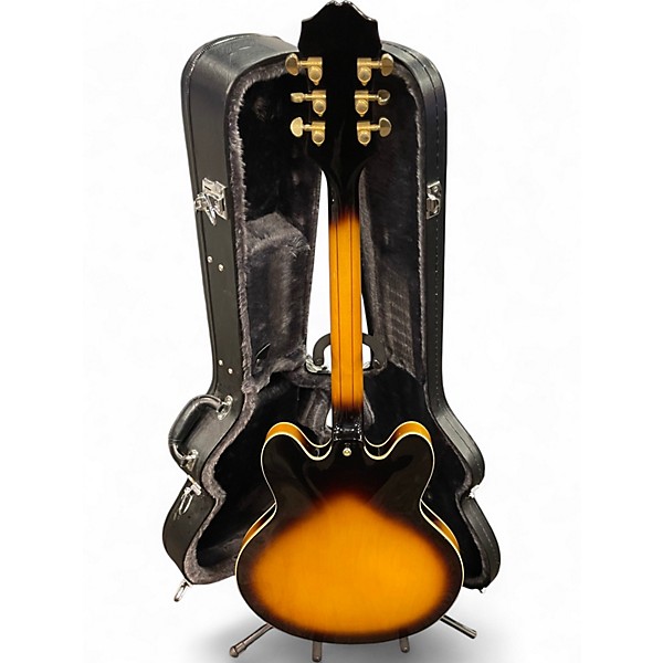 Used Epiphone Sheraton II Vintage Sunburst Hollow Body Electric Guitar