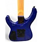 Used Jackson JS32 Dinky Trans Blue Quilt Solid Body Electric Guitar