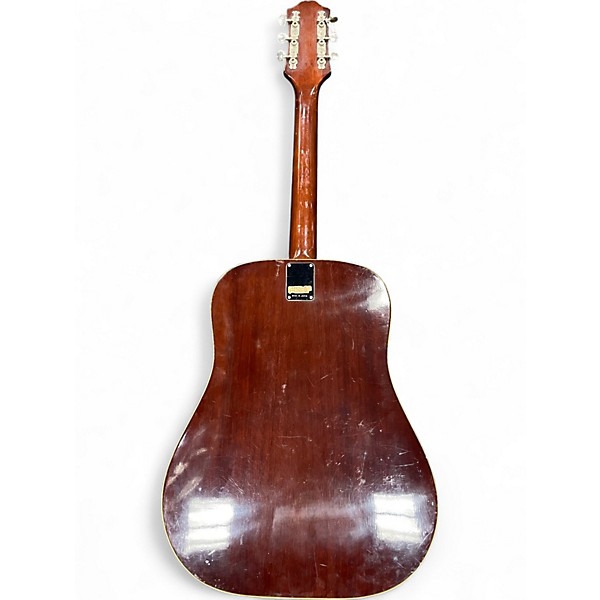 Vintage 1970s Epiphone FT145 NATURAL Acoustic Guitar