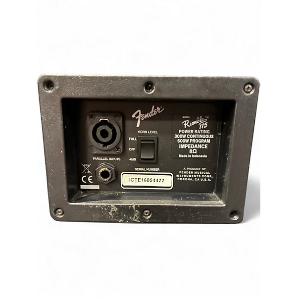 Used Fender Rumble 115 V3 600-Watt 1x15" Bass Speaker Cabinet Bass Cabinet