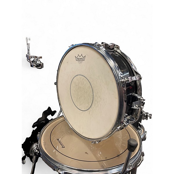 Used Ludwig 5 Piece Element Evolution Black Drum Kit