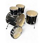 Used Ludwig 5 Piece Element Evolution Black Drum Kit