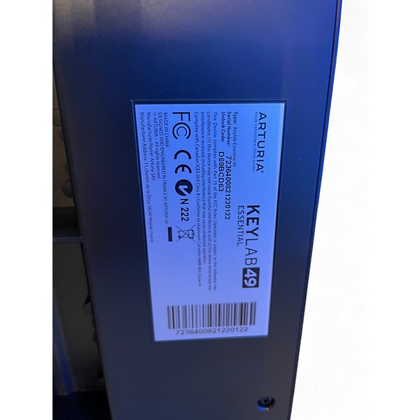 Used Arturia Keylab Essential 49 MIDI Controller