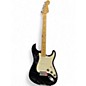 Used Fender American Standard Stratocaster Black Solid Body Electric Guitar thumbnail