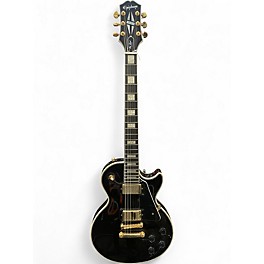 Used Epiphone Les Paul Custom BLACK AND GOLD Solid Body Electric Guitar