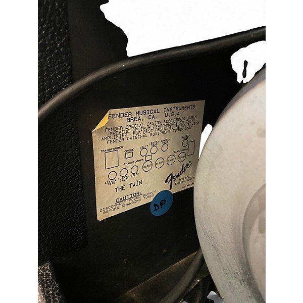 Vintage 1980s Fender THE TWIN Tube Guitar Combo Amp